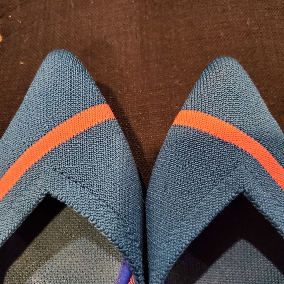 EEUC Teal Neon Stripe sz 10 point - Picture 2 of 5